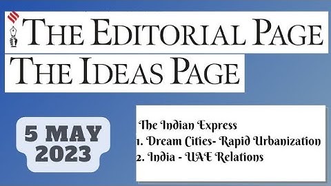 5th May 2023 | Gargi Classes The Editorials & Idea Analysis | By R.K. Lata