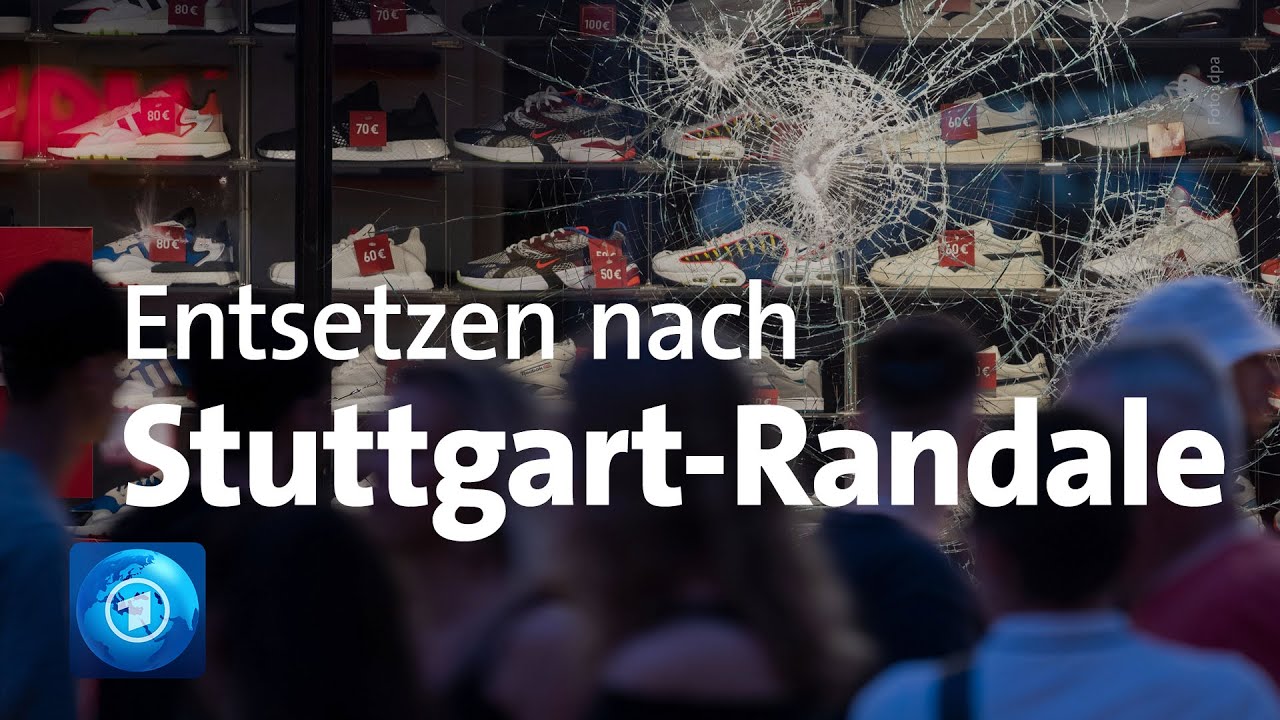 Entsetzen über Randale in Stuttgart