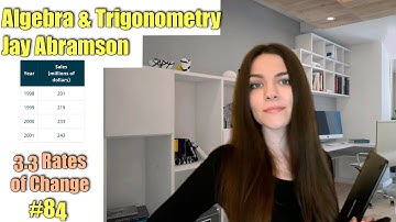 Average Rate of Change from Tables #84