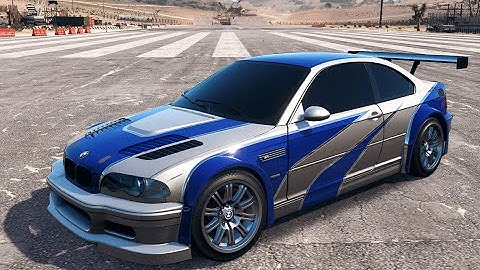 BMW M3 GTR Build from NFS Most Wanted  ( NFS Payback )