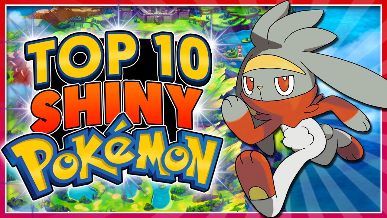 Top 10 Shiny Gen 8 Pokemon Pokemon Sword Shield Youtube