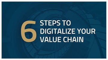 6 steps to digitalize your value chain