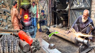 How Making Round Axle Beam For Tractor Trailer- Manufacturing Axle Spindle