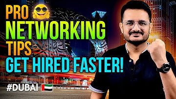 How to Network in Dubai and Land a Job FAST! 🚀 70% Hiring Through Connections!🤔