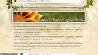 Guided Tour for Rebecca Harrison's ePortfolio