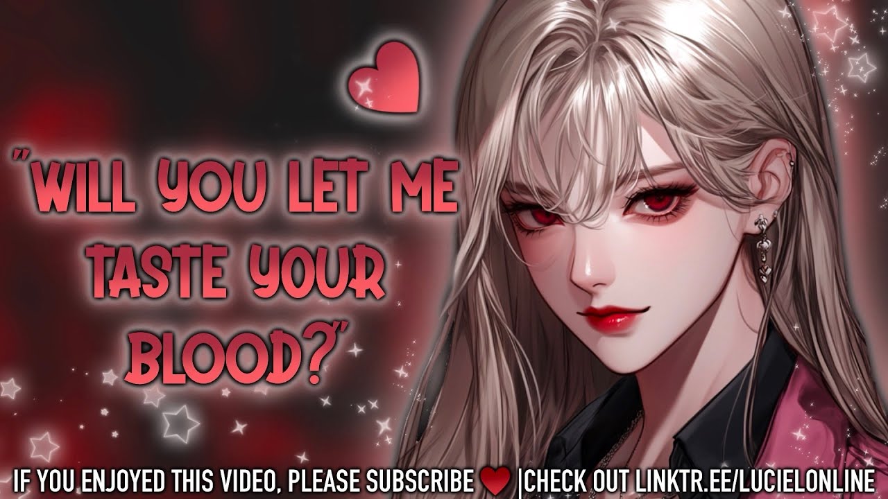 Sharing a Room With a Vampire: She's Begging for Your Blood 🩸[ear licking + 3DIO]