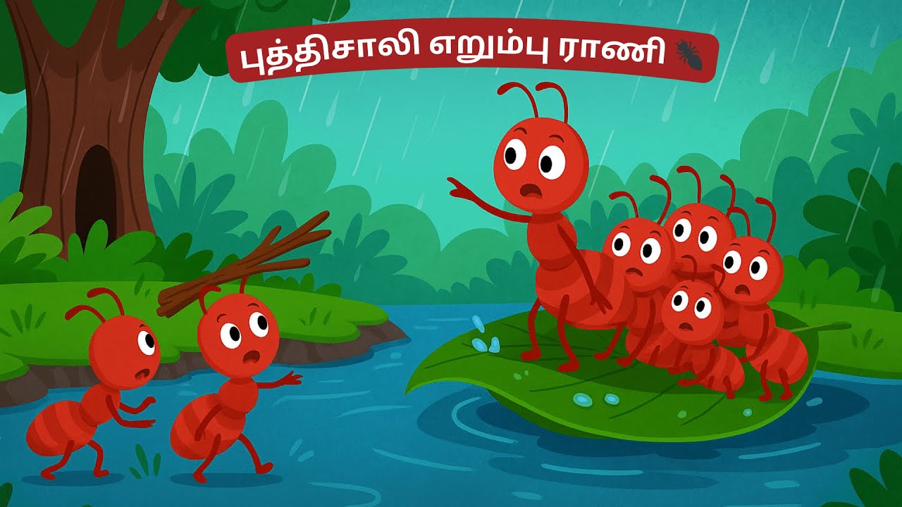 புத்திசாலி எறும்பு ராணி 🐜 | Tamil Kids Moral Story | Smart Ant Queen | T2K Kids Animation