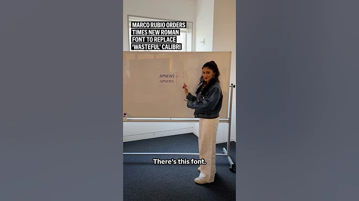 Secretary of State Marco Rubio orders Times New Roman font to replace ‘wasteful’ Calibri