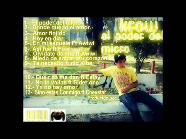 Watch Krow - Amor Fingido ( El Poder Del Micro) on YouTube Watch Krow - Amor Fingido ( El Poder Del Micro) on YouTube