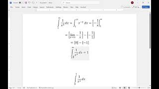 Improper Integrals - Calculus 2 - Section 1.10