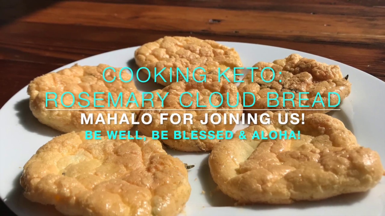 Cooking Keto Rosemary Cloud Bread YouTube