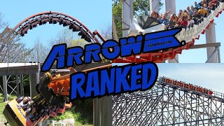 All of the Arrow Coasters I have ridden | RANKED | Kings Coasters