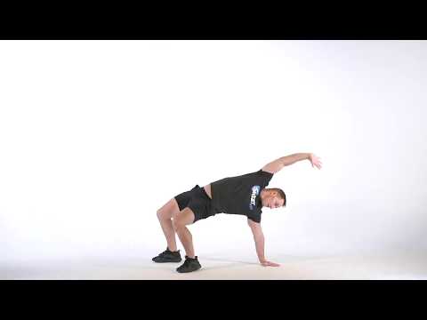 Reverse Table Top Hip Bridge and Reach