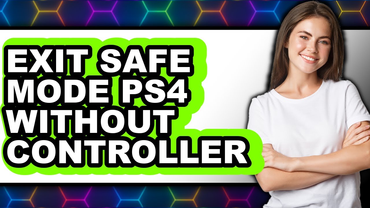 How to Exit Safe Mode Ps4 Without Controller - Step by Step - YouTube