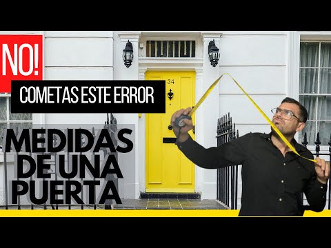 Video: ¿Cuál es la altura estándar de las puertas interiores?