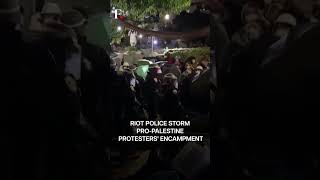 Riot Police Arrest Pro-Palestinian Protesters at UCLA Campus | Subscribe to Firstpost