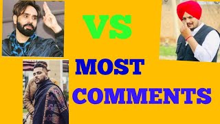 Top 5 most commented punjabi songs