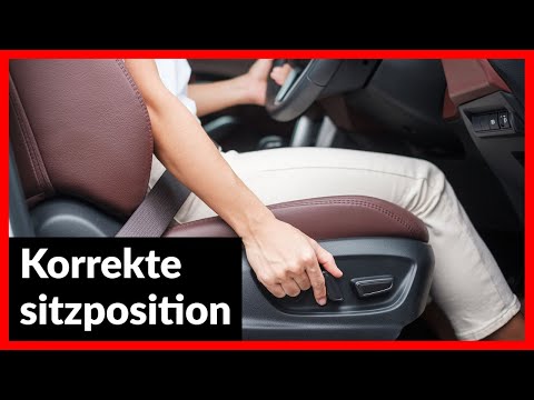 Video: Wie kann ich meinen Autositz ergonomisch gestalten?