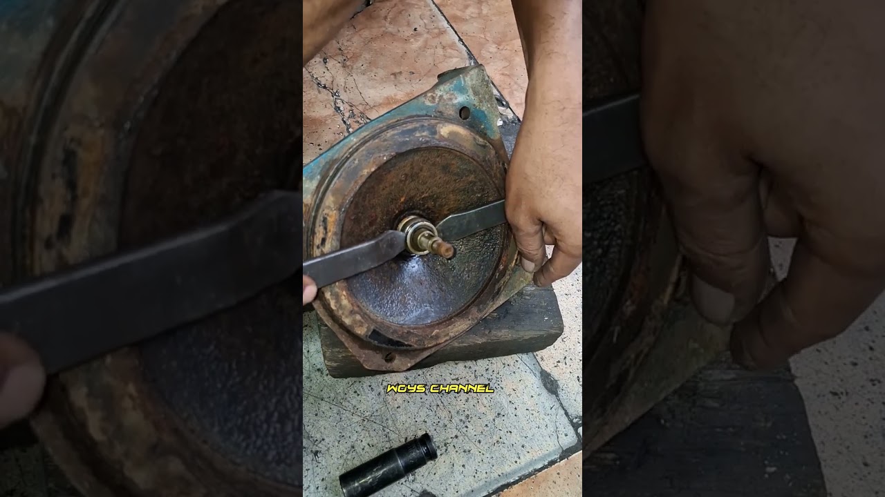 Ganti bearing pompa air part 1