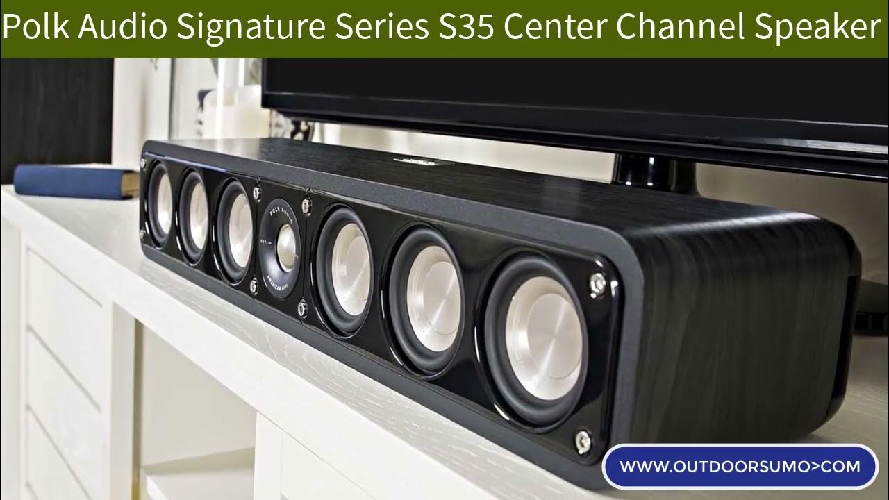 Polk Audio Signature Series S35 Center Channel Speaker Surround Sound
