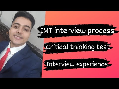 critical thinking test imt