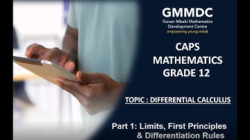 Differential Calculus Part I:  Introduction Limit Concept , First Principles  & Differentiation