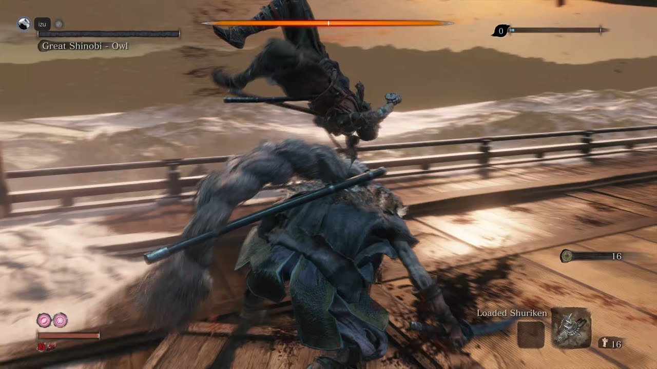 Sekiro: Great Shinobi Owl - Charmless + Demon Bell + Base Vitality & Attack Power