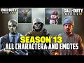 Season 13 All Characters & Emotes Leaked Call Of Duty Mobile | Season 13 New Leaks Cod Mobile | CODM