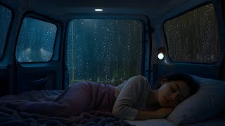 Rain Sounds in Car for 10 Hours | Cozy Sleep &amp; Relaxation 🚗🌧️