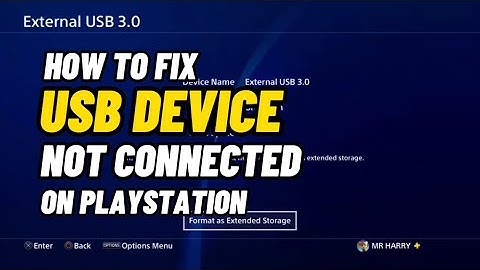 Hoe u het probleem met het USB-opslagapparaat dat niet is aangesloten op de PS4 eenvoudig kunt op...