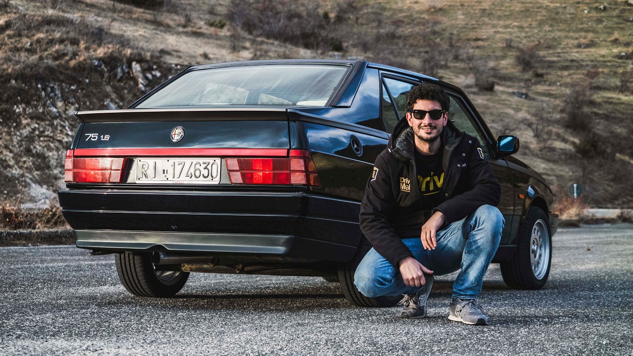 Спасен от прессы! Alfa Romeo 75 1.6 IE - Davide Cironi