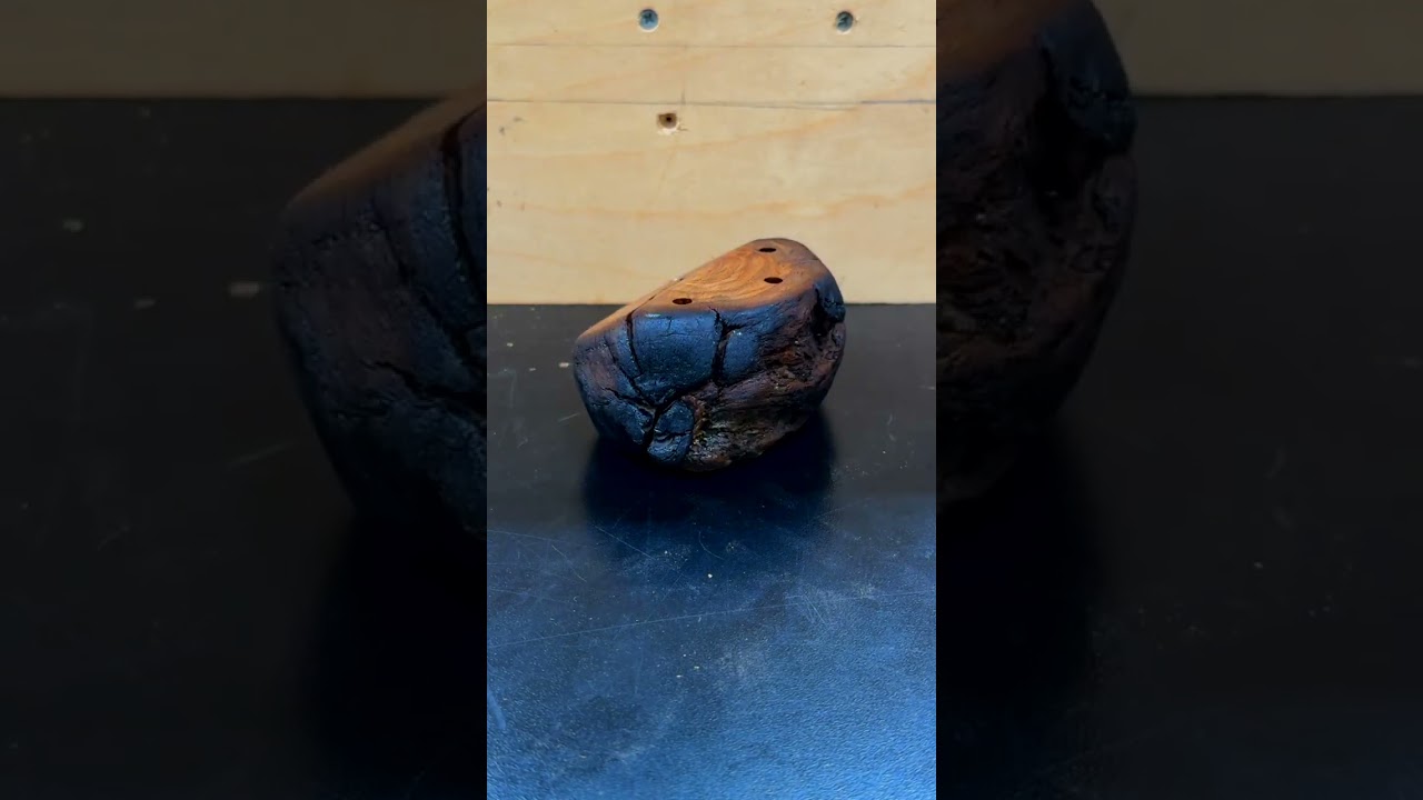 Wooden pod fly tying tool holder   HD 720p