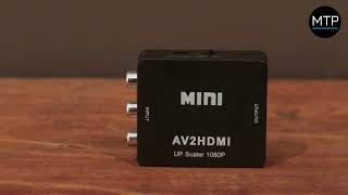 MyTrendyPhone / Mini Full HD 1080p RCA AV / HDMI Konverter - NTSC, PAL, SECAM