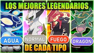 Los MEJORES POKÉMON LEGENDARIOS de CADA TIPO