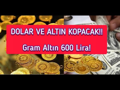 DOLAR ve ALTIN KOPACAK! GRAM ALTIN 600 LİRA!