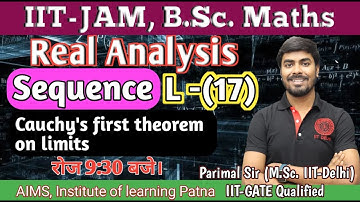 Sequence | Lec.-17 /Cauchy