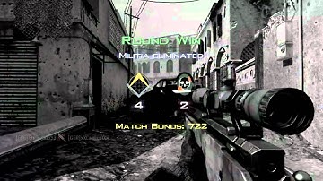 MW3 Epic Throwing Knife Final Killcam