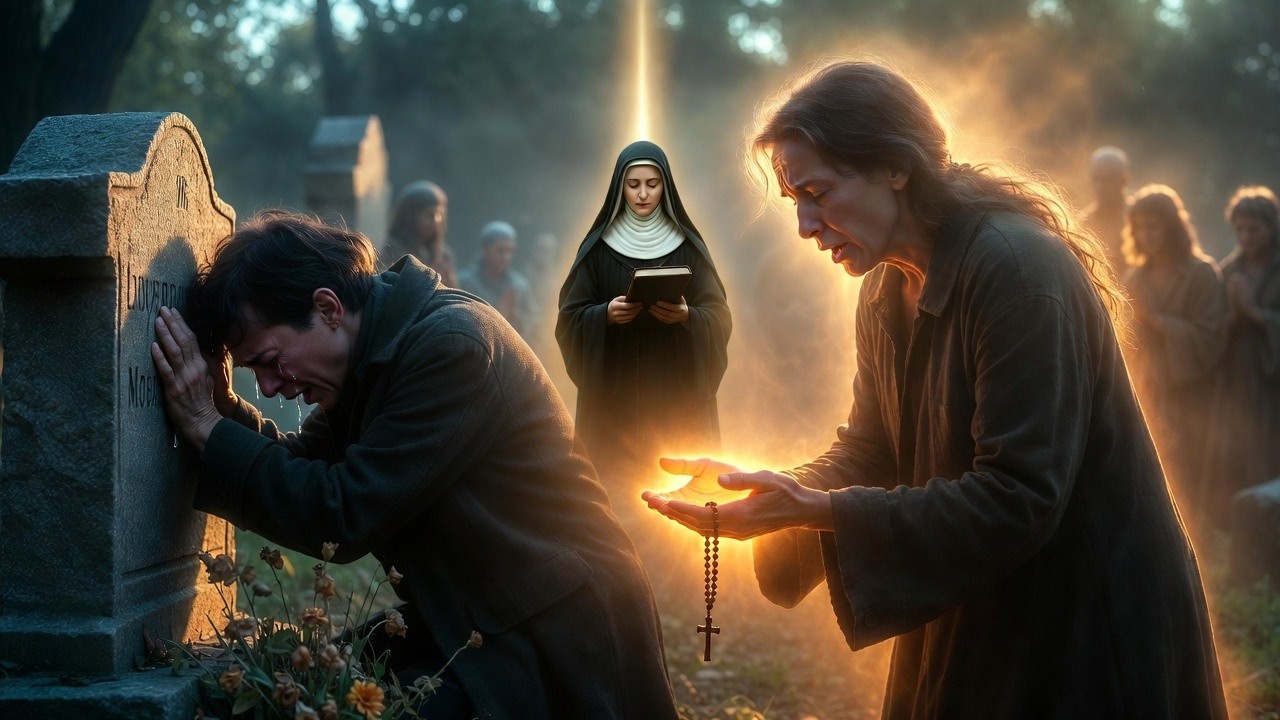 Santa Faustina vide cosa accade quando piangi davanti a una tomba — Le anime sentono ogni parola