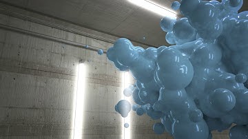 ID 166 Floating Blob - Logo Intro Animation Video