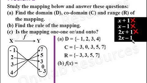 Mappings and Functions Part 1