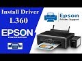 Epson L360 Drivers, How To install , Printer drivers