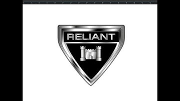 How to Draw Reliant Logo (Famous Car Logos)|Coreldraw|Drawing. #shorts