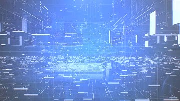 Abstract digital animated background Geometry lines with dashes and glow cortado mínimo claro HD 8 m