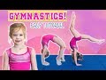 Easy gymnastics tutorial taught by 4yearold olivia  backbend front limber back walkover