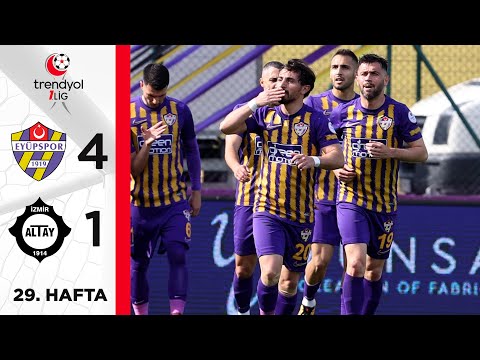 Eyüpspor (4-1) Altay - Highlights/Özet | Trendyol 1. Lig - 2023/24