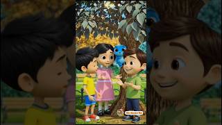 Magic Mango Tree 🍋✨ | Kids Friendship Story | Teamwork Fun Adventure     #shorts#youtubekids #short