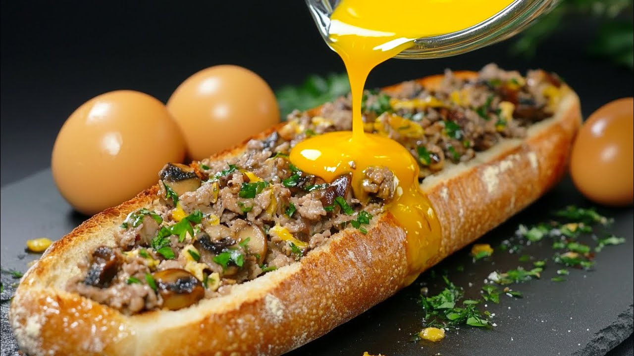 Geniales Baguette-Rezept mit Hackfleisch von meiner 85-jährigen ...