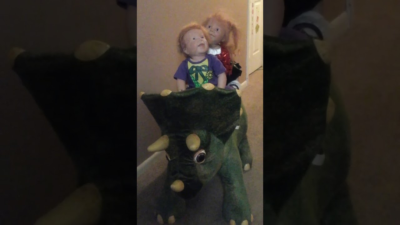 free fonts Reborn Israel and Isadora dinosaur ride