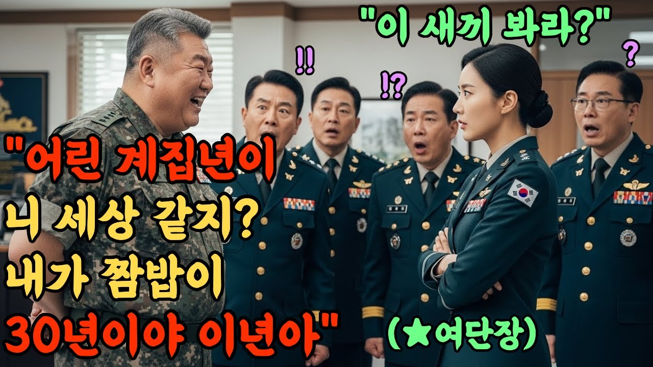 707특임대 출신 최연소 준장을 '어린계집년'이라며 희롱한 육군 참모장. 다음날 취임식에서 벌어진 비리 군인의 역대급 참교육 현장l 오디오북 l 감동 l 창작사연 l