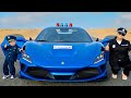 Polisi anak-anak mengejar pencuri di mobil polisi ferrari dengan Lima Anak